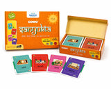 Cowo इंग्युक्ता Hindi vocabulary card game for 2-10 players, 100 cards, ages 8-99, educational learning tool